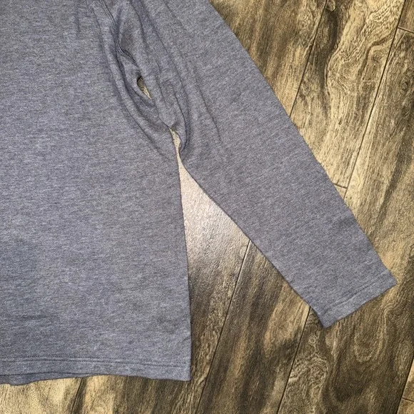 Eddie Bauer Fleece Crewneck Pullover Sweater Light Grey Men's Size L Outdoor - Picture 3 of 7